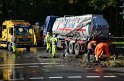 VU Tanklastzug umgestuerzt Huerth Industriestr P513